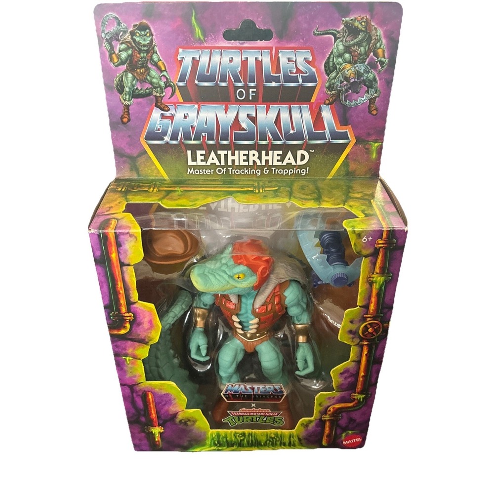 MOTU Origins Turtles of Grayskull LEATHERHEAD Deluxe Action Figure NIB